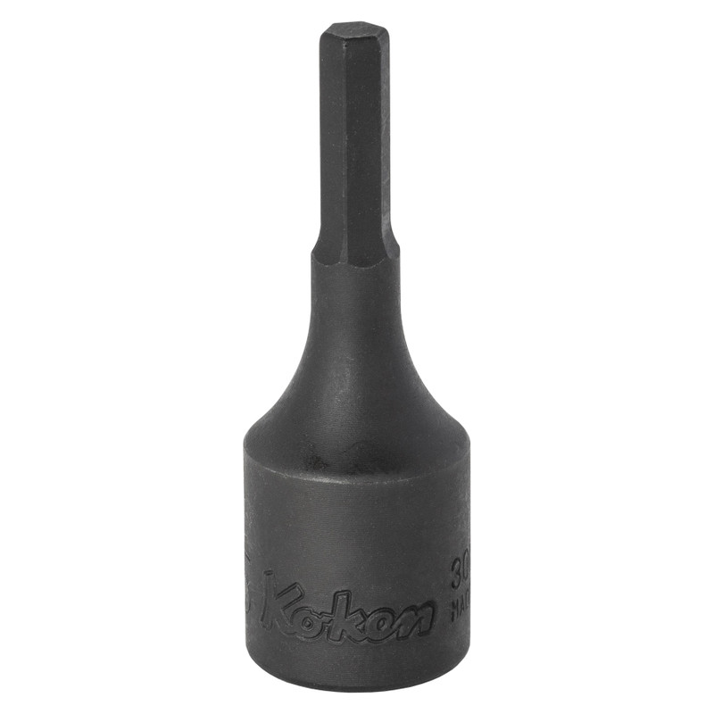 Ko-ken 3/8" Bit Sockets, Hex, 52mm Long (3012M.52)