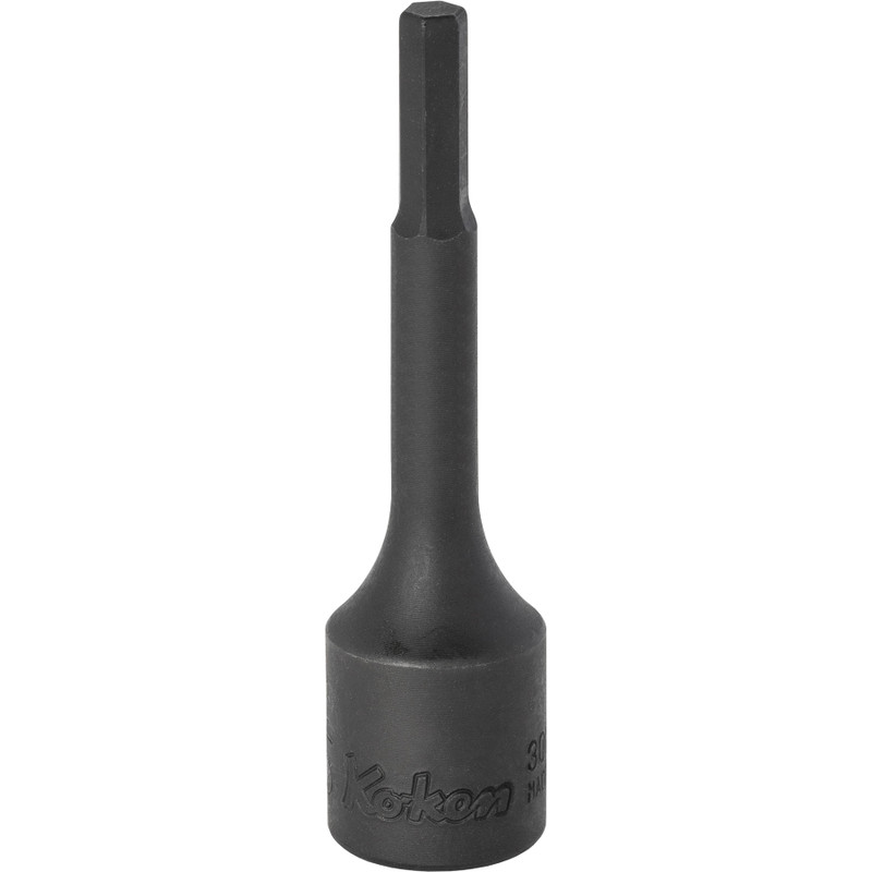 Ko-ken 3/8" Bit Sockets, Hex, 75mm Long (3012M.75)