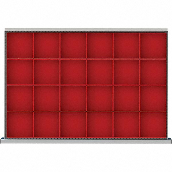 LISTA Cabinet Drawer Interiors, HW, Plastic Bins (HWDR-PB)