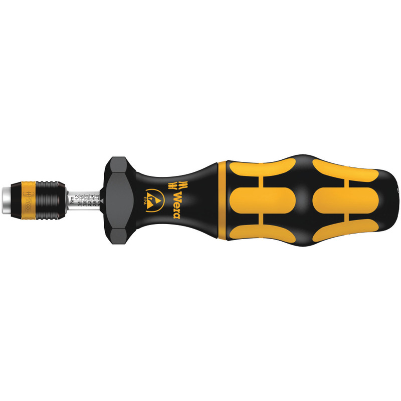 Wera Kraftform ESD Adjustable Torque Screwdriver, 1.2-3.0 Nm (7441 ESD | 05074731001)