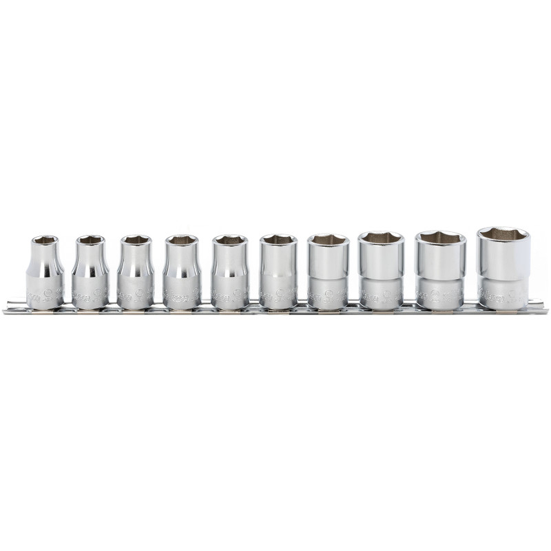Ko-ken 1/2" Socket Set, 6-Point, 10 pcs (RS4400M/10)