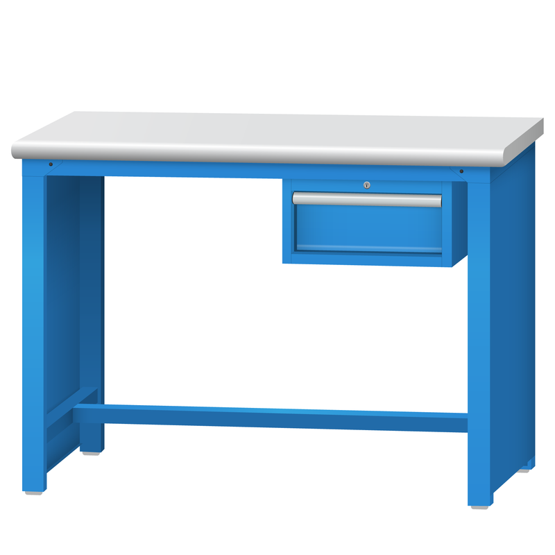LISTA Technical Workbench, w/ Hanging Cabinet, 48" W x 30" D x 35.25" H (TB3100-4830)