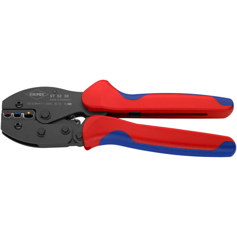 KNIPEX PreciForce® Crimping Pliers, for Insulated Terminals & Plug Connectors, 8-1/2" (97 52 36)