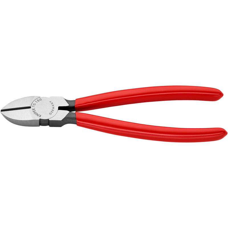 KNIPEX Diagonal Cutters, 7-1/4" (70 01 180)