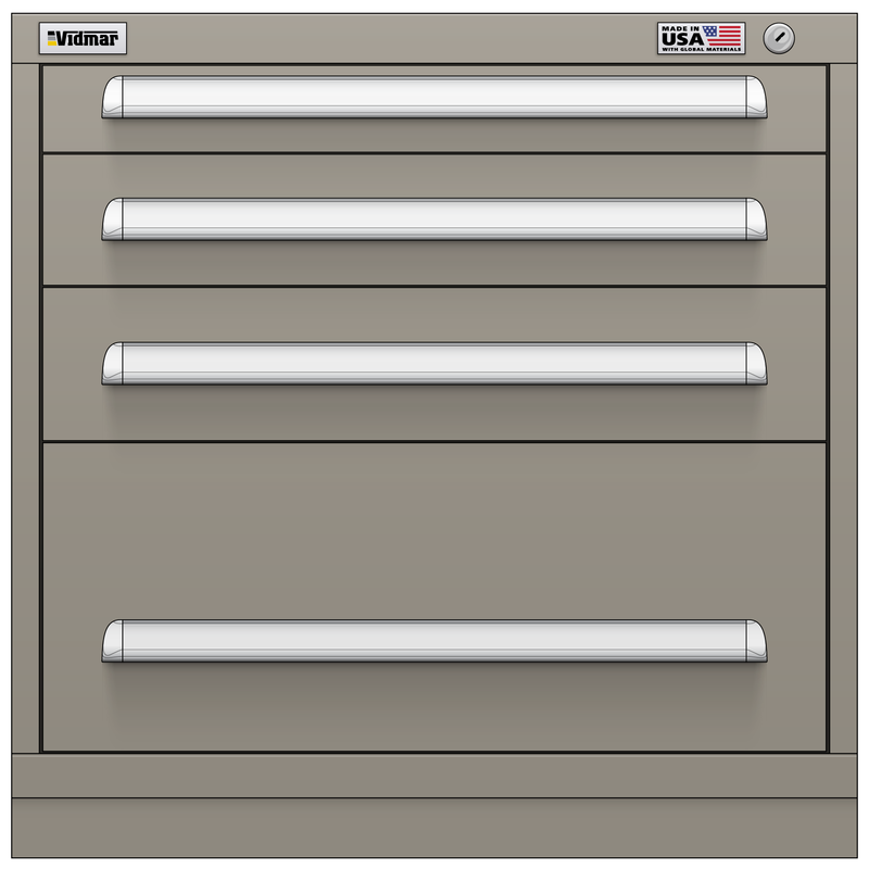 Vidmar Drawer Cabinet, 5 Drawer, 30" W 27.8" D 30" H (SEP1405AL)