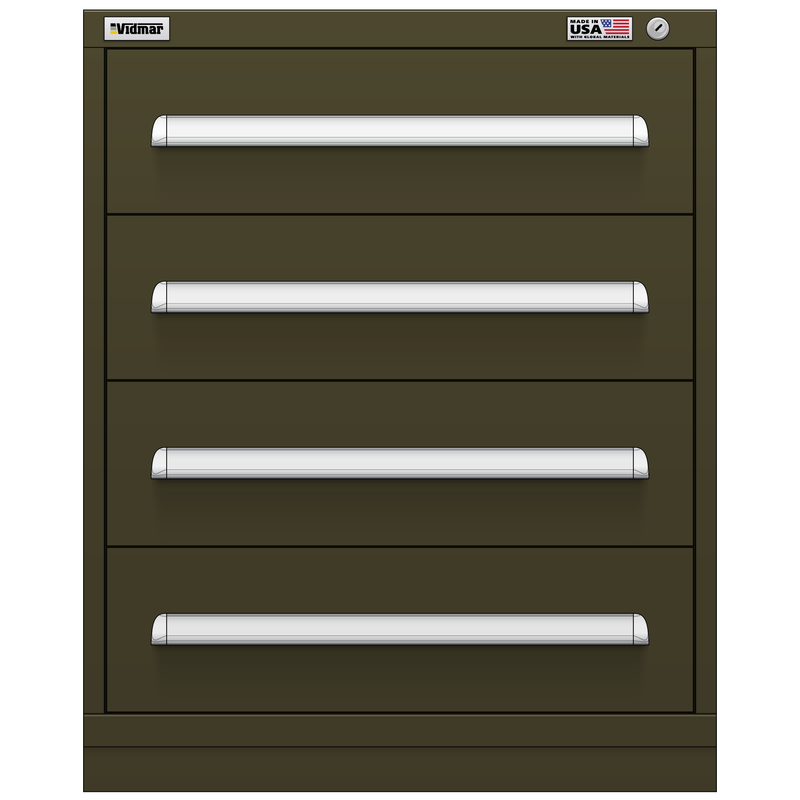 Vidmar Drawer Cabinet, 5 Drawer, 30" W 27.8" D 37" H (SCU1920AL)