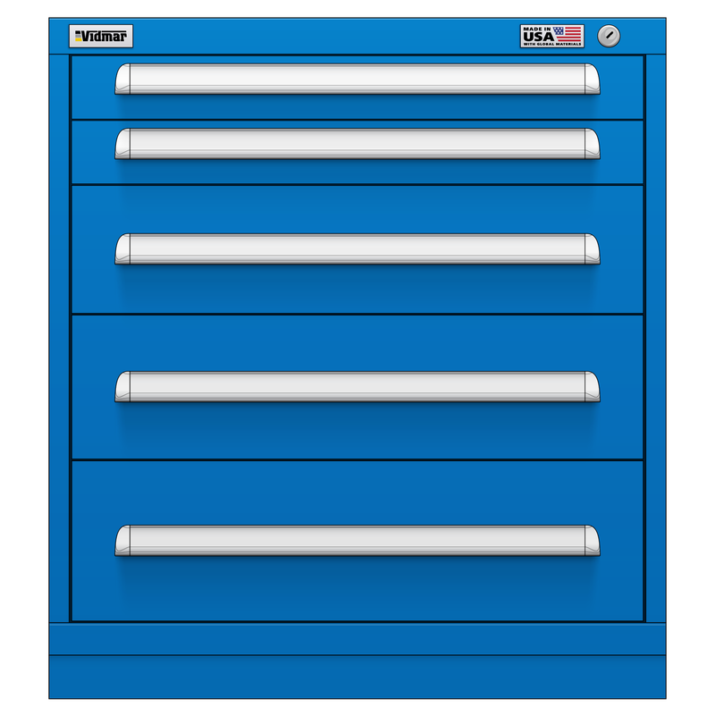 Vidmar Drawer Cabinet, 6 Drawer, 30" W 27.8" D 33" H (SEP1019AL)
