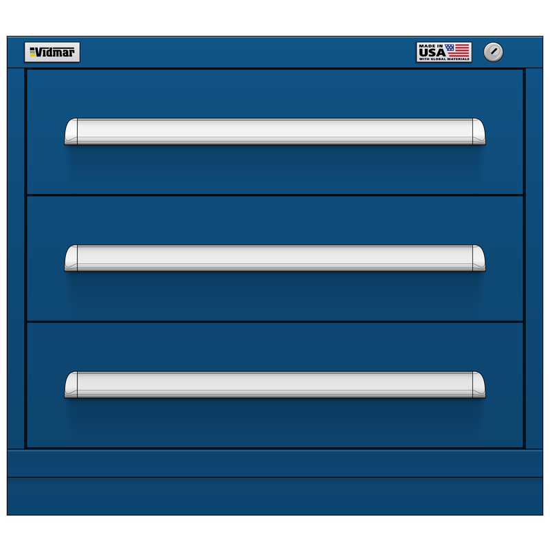 Vidmar Drawer Cabinet, 4 Drawer, 30" W 27.8" D 27" H (SCU1703AL)