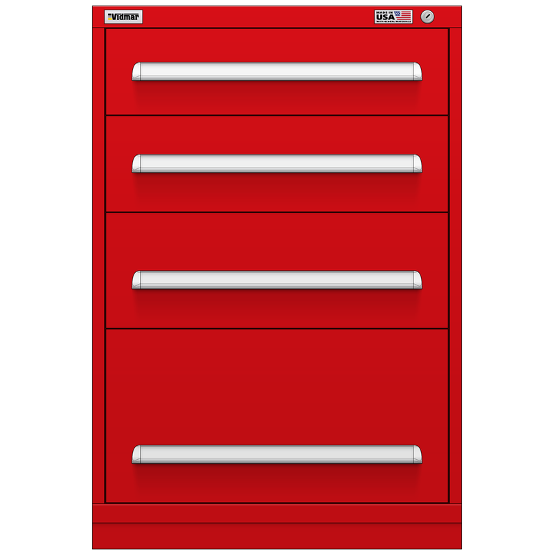 Vidmar Drawer Cabinet, 5 Drawer, 30" W 27.8" D 44" H (SEP2076AL)