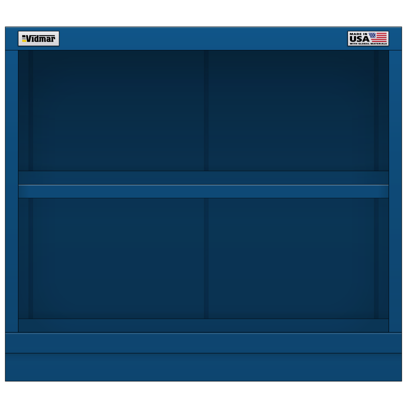 Vidmar Shelf Cabinet, 2 Shelf, 30" W 21.4" D 27" H (LWS1351A)