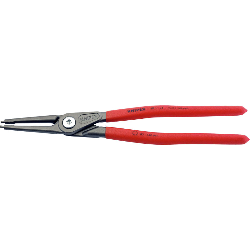 KNIPEX Precision Circlip Pliers, Internal 85–140 mm, Straight (48 11 J4)