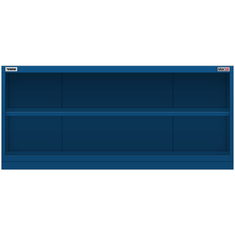 Vidmar Shelf Cabinet, 2 Shelf, 60" W 21.4" D 27" H (DLS1351A)