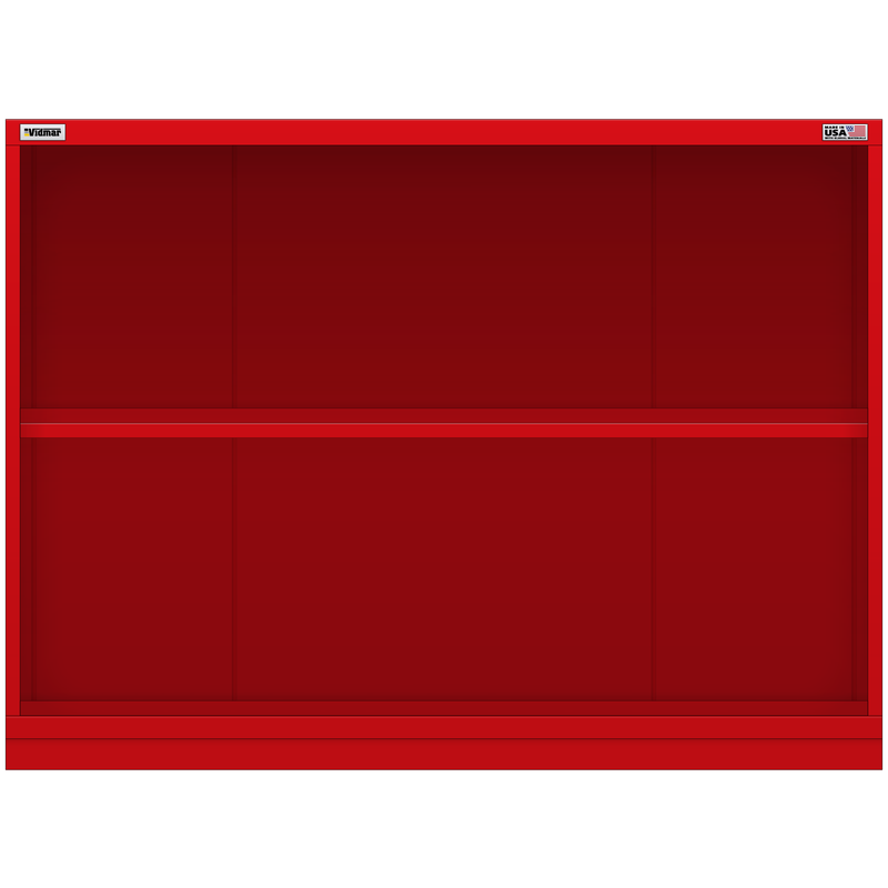 Vidmar Shelf Cabinet, 2 Shelf, 60" W 21.4" D 44" H (DLS2451A)