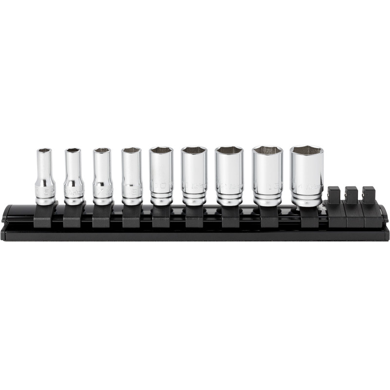 Ko-ken Z-Series 1/4" Socket Set, 6-Point Semi-Deep, 9 pcs (RS2300XZ/9)