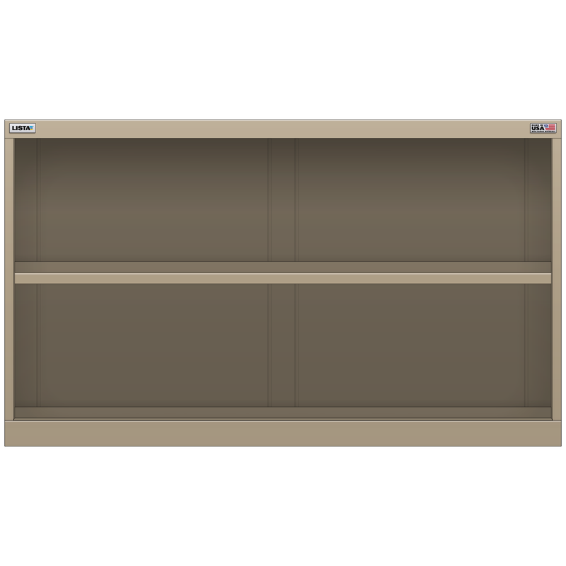 LISTA Shelf Cabinet, 2 Shelf, 47.0" W 22.5" D 27.6" H (X-MS0600-TSC)