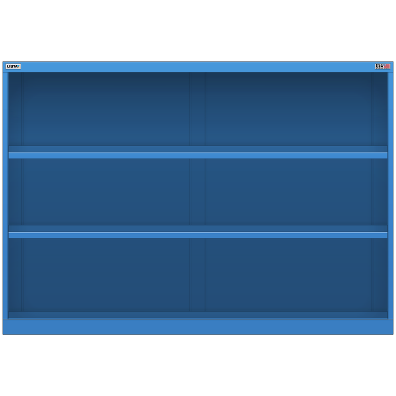 LISTA Shelf Cabinet, 3 Shelf, 56.3" W 28.5" D 39.4" H (X-DW0900-TSC)