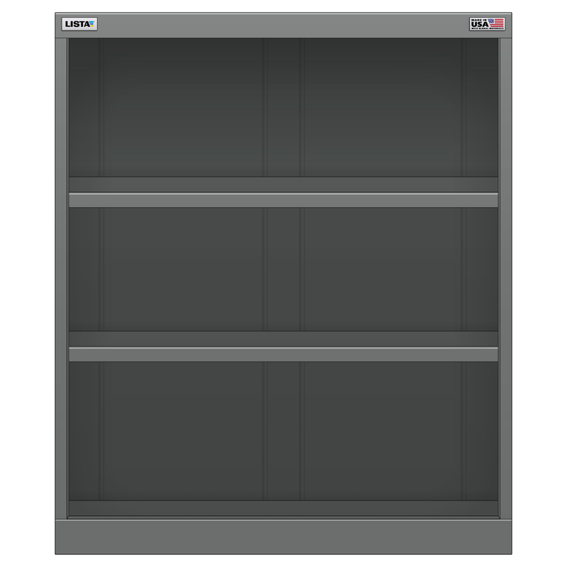 LISTA Shelf Cabinet, 3 Shelf, 28.2" W 28.5" D 33.5" H (X-SC0750-TSC)