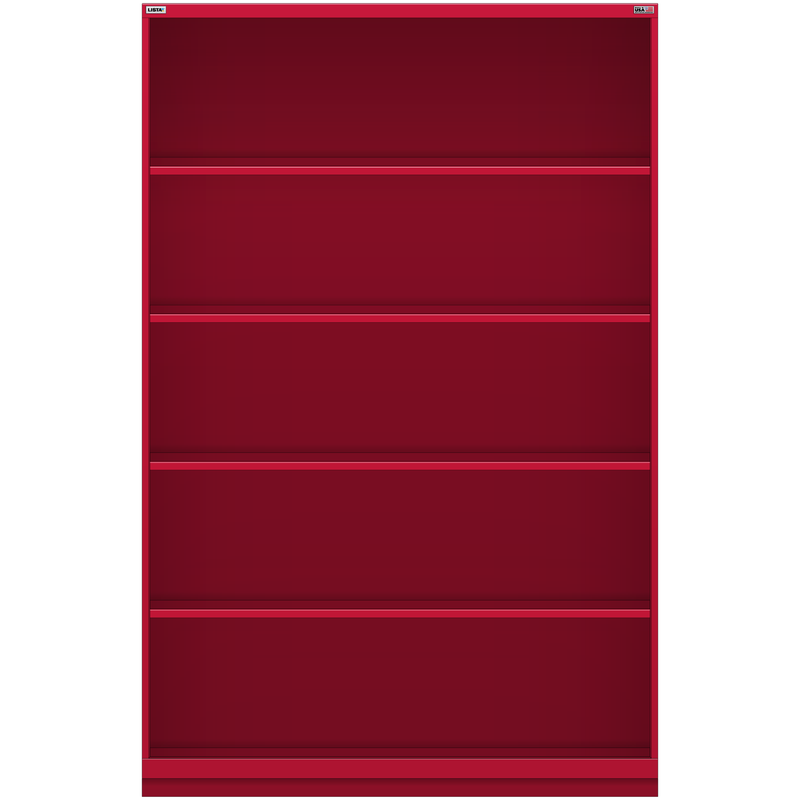 LISTA Tall Shelf Cabinet, 5 Shelf, 56.3" W 28.5" D 86.6" H (TC01-2050DW-00)