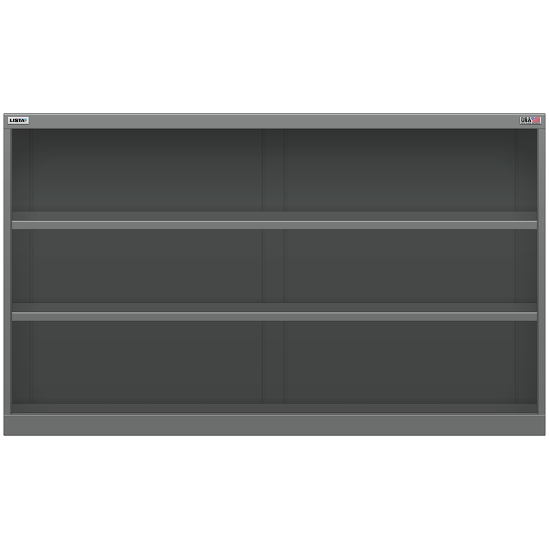 LISTA Shelf Cabinet, 3 Shelf, 56.3" W 22.5" D 33.5" H (X-HT0750-TSC)