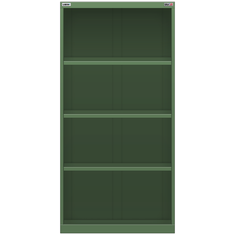 LISTA Shelf Cabinet, 4 Shelf, 28.2" W 22.5" D 57.1" H (X-ST1350-TSC)