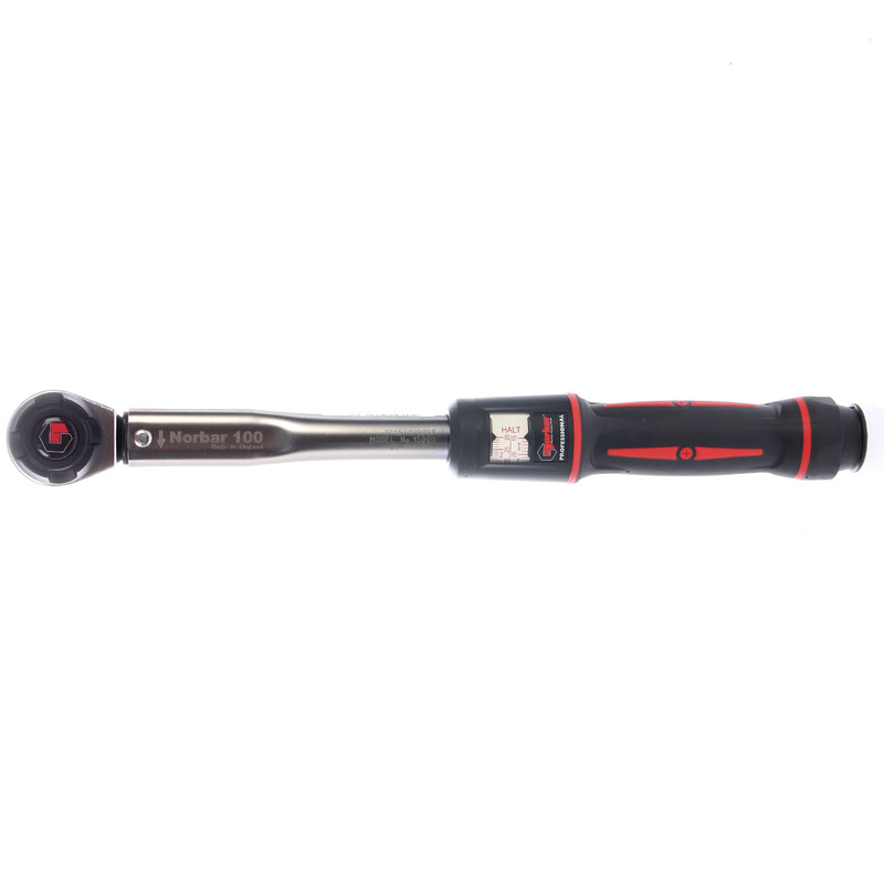 Norbar PRO 100 1/2" Ratcheting Torque Wrench, Industrial, 20–100 Nm / 15-75 lb⋅ft (15003)
