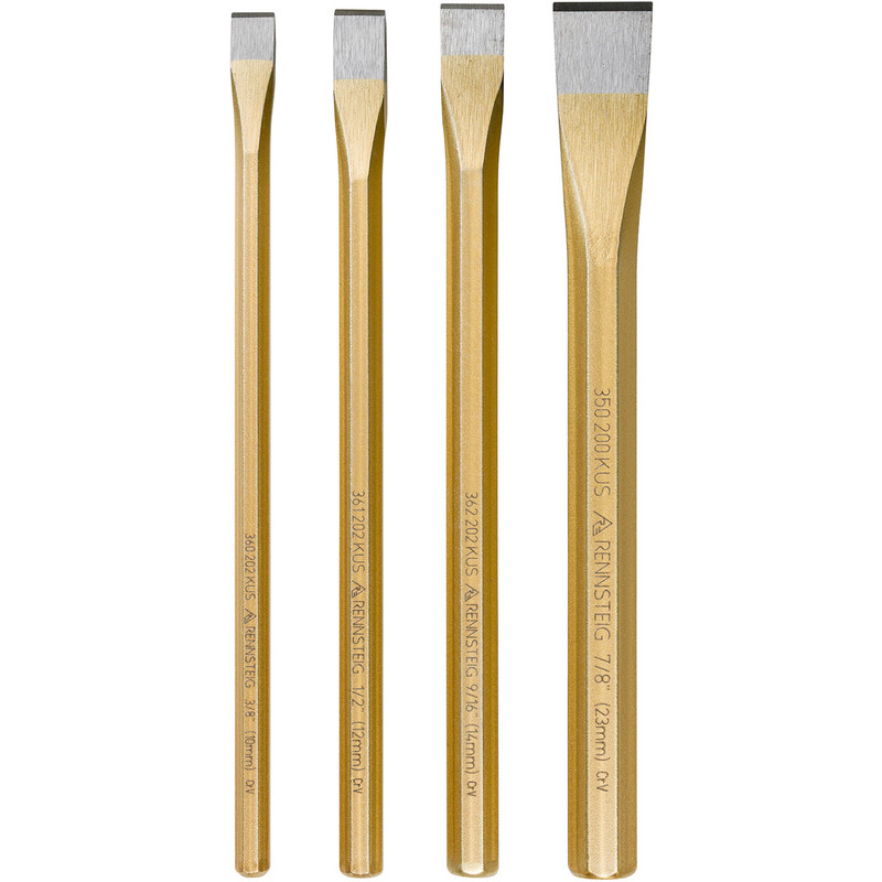 Rennsteig Cold Chisel Set, SAE, 4 pcs (9R 350 004)