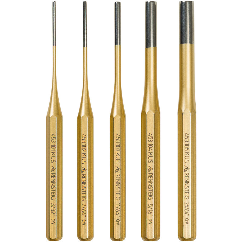 Rennsteig Parallel Pin Punch Set, SAE, 5 pcs (9R 450 005)