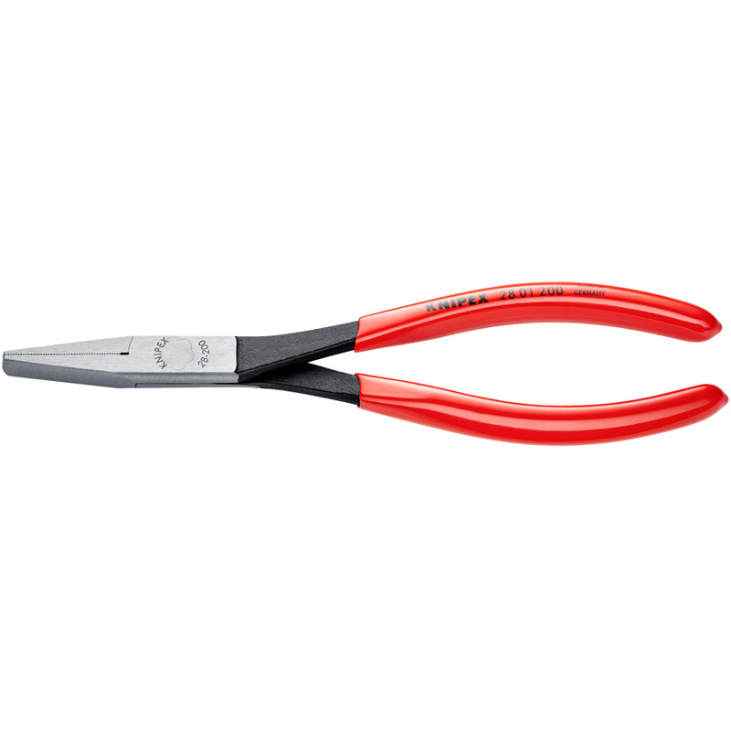 KNIPEX Assembly Pliers, Flat Jaws, 8" (28 01 200)