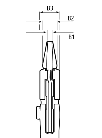 KNIPEX pliers wrench dimensions