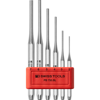 Parallel Punch PB Swiss Parallel Pin Punch Set, 6 pcs (PB 750.BL) - DRPD