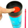16 OZ PLASTIC CUP WITH CAP AND STRAW