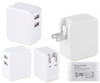 PORTABLE 2 USB OUTPUT WALL CHARGER 3.4AMP