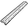 12" CLEAR MAGNIFYING RULER