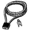 58" CABLE SHACKLE PADLOCK