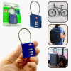 MAGNIFYING COMBINATION CABLE PADLOCK