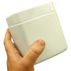 32 OUNCE WHITE PLASTIC SQUARE JAR PKG (2)