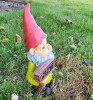 ILLUMINATED SOLAR GNOME WITH WELCOME SIGN