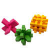 ASSORTED GEOMETRIC WOODEN 3D PUZZLES