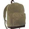 VINTAGE CANVAS BACKPACK W/ LEATHER ACCENTS
