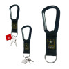 US ARMY CARABINER WITH KEYCHAIN ALUMINUM