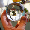 80MM CRYSTAL BALL W/ ACRYLIC STAND