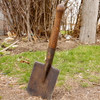 ROMANIAN WW2 SHORT SPADE SHOVEL ASST CONDITION