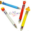 MULTI-COLOR RETRACTABLE PEN WITH FOOD TOPPER