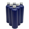 DARK BLUE 8 OZ. ALUMINUM BLUE BULLET BOTTLE PKG(6)