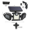 BUG ZAPPER SOLAR MOTION LIGHT 500 LUMENS