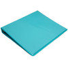 1" CYAN THREE-RING BINDER