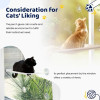Cat Window Perch 2-in-1 Collapsible – Window Hammock w/Washable Cover