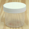 2 OZ TRANSLUCENT PLASTIC JARS/CAPS PKG(10)