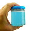 6 OZ. BLUE CAPPED JARS PKG(4)