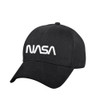 NASA WORM STYLE LOGO BASEBALL CAP